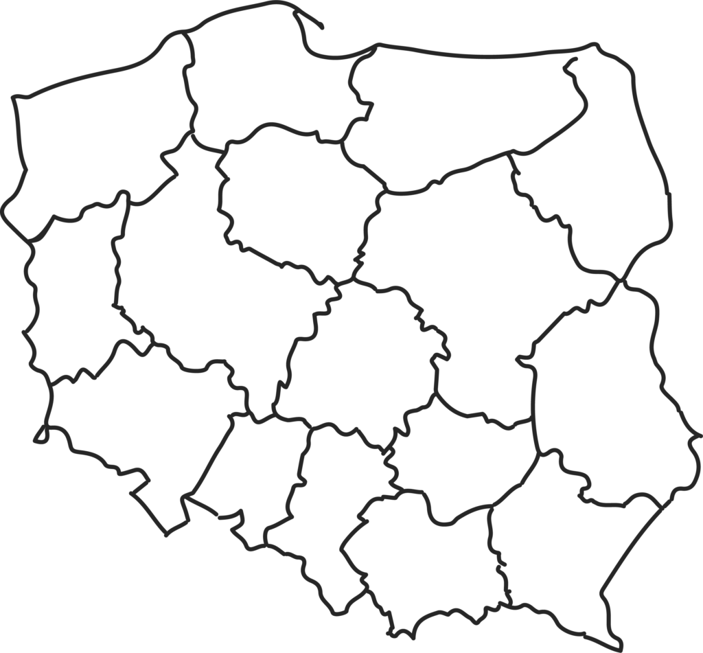 Endorfina - Mapa klubów w Polsce